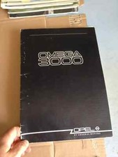 OPEL OMEGA 3000 DEPLIANT BROCHURE IN ITALIANO MAGGIO 1987 RARO