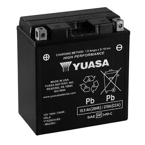 Batteria yuasa ytx20ch 12v - yuasa, ytx20ch-bs