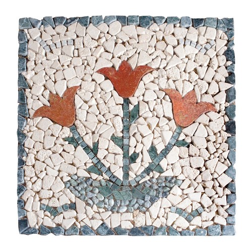 Rosone mosaico fatto mano in - rosone, a