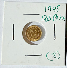 1945 Messico Oro Dos Pesos ~