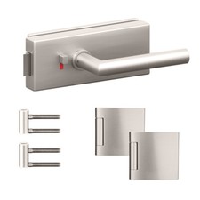 Serratura per porta in vetro