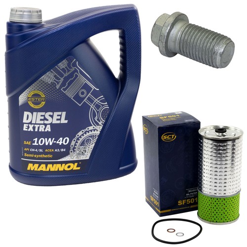 Kit olio motore - olio, litri