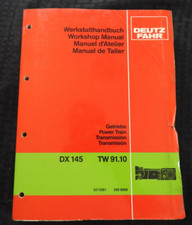 Originale Deutz-Fahr Dx 145 Trattore " Tw 91.10 Trasmissione " Servizio Repair