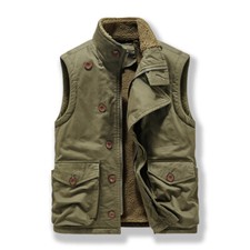 Gilet cargo uomo invernale