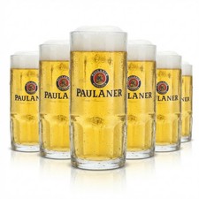 6 bicchieri birra Paulaner 0,5