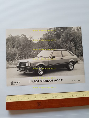 Talbot sunbeam 1600 1980 - talbot,