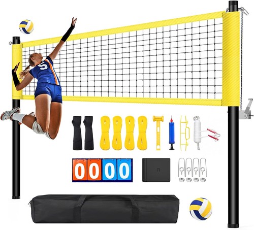 Set rete pallavolo portatile - set,