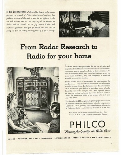 Console mobile radio - , philco