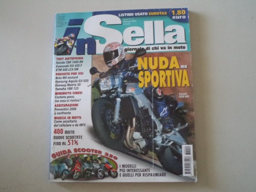 Sella 2006 suzuki gsr - sella, 2/2006