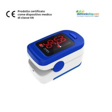 Saturimetro Pulsiossimetro FS10C dispositivo per misurazione ossigeno e battito 