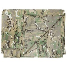 Max Fuchs® Outdoor Bushcraft telone impermeabile rivestito in PU 3x3 m Multicam 