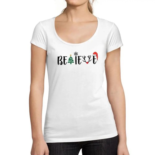 Donna maglietta natale credere - maglietta,