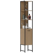 HOMCOM Mobile Bagno Alto con 3