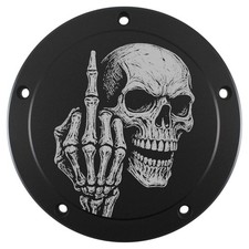 Harley Softail Standard ←2017 → Cover derby / coperchio motore → Fuck You Skull