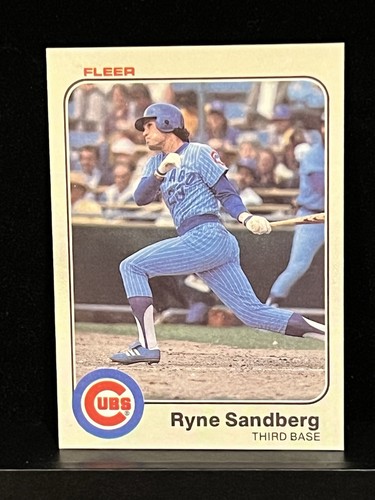 1983 fleer ryne - sandberg, #507
