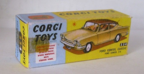 Repro box corgi 234 ford - corgi, n.234
