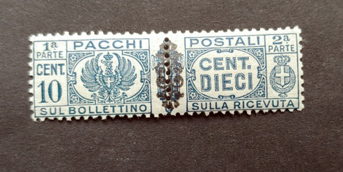 Pacco posta pacchi - pacco, 10c