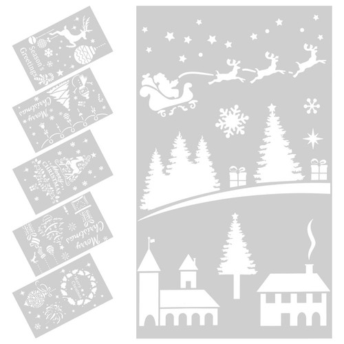 Pezzi stencil decorativi per - 6,