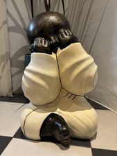 Painted Ceramic Statue “I