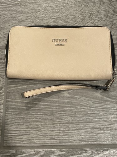 Guess portafoglio donna beige - guess,