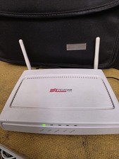 Modem Telecom Italia Tim Bianco Completo Di alimentatore Originale