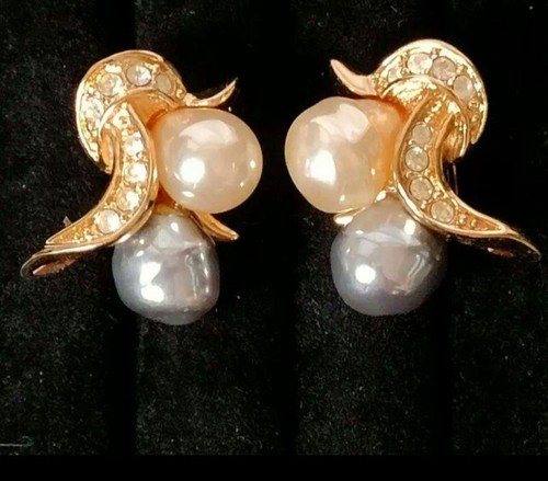 Avon orecchini vintage bianco - avon,