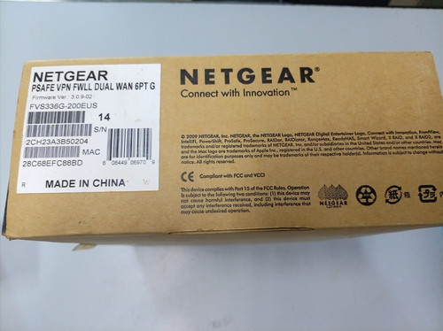Netgear prosafe fvs336g - netgear,