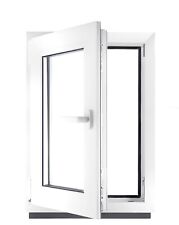 Finestre del Seminterrato in PVC Bianco Triplo Vetro Ad Anta Ribalta