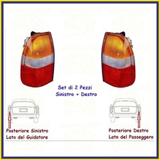 Set faro fanale posteriore - fanale,