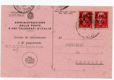 AVVISO DI RICEVIMENTO 1946