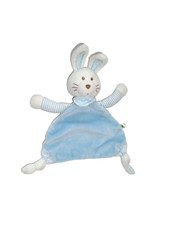 Castello a specchio in blu bianco coniglio coniglietto coniglietto panno coccole panno coccole panno coccole