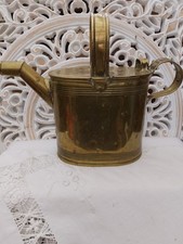 Antica brocca acqua calda tardo vittoriana 4 pinte ottone John Marston