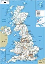Mappa Regno Unito di