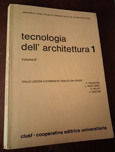 Tecnologia dell architettura - "tecnologia, dell'architettura