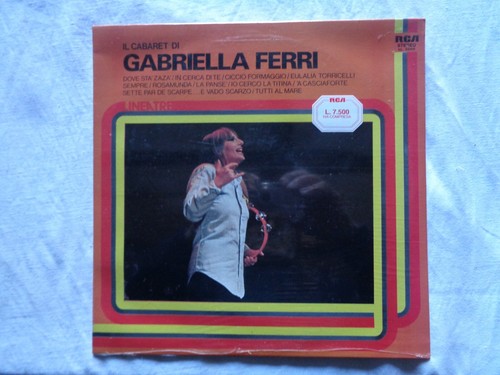 Cabaret gabriella ferri - gabriella, ferri-