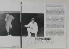 45892 324/ AUTOGRAFO su programma di sala - GIOELE DIX (attore)