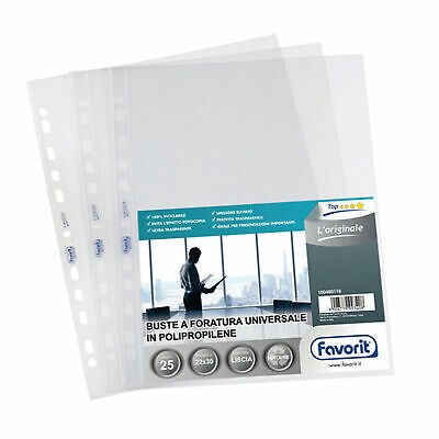 Buste forate liscio 30x42cm - buste,