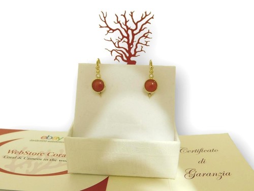 Earrings coral jewelry - earrings, in