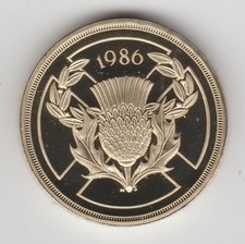 INGHILTERRA REGINA ELISABETTA 2 POUND PROOF 1986 #ALB