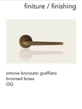 COPPIA MANIGLIE PORTE INTERNE