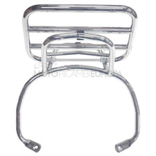 PORTAPACCHI CROMATO POSTERIORE FA PIAGGIO VESPA GTS 125 300 SUPER SPORT HPE TECH
