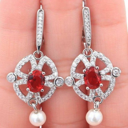 Elegantes pendientes plata - pendientes, de