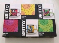 Set 6 Pezzi Tazzine Tazze Caffè Bianche Ceramica Espresso Bar 6x5cm idea