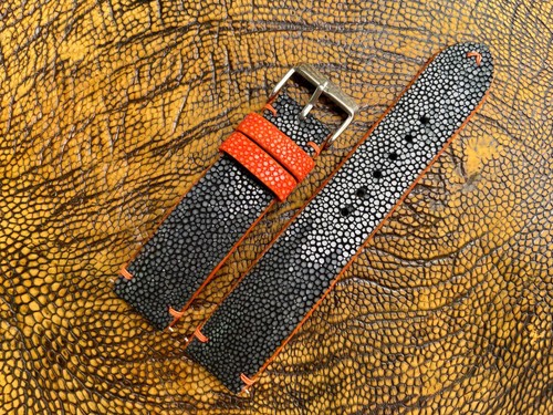 Cinturino orologio pelle nero