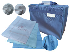 Tris di tovaglie lino ricamate