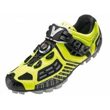Scarpe bici mountain bike SPD Vittoria Rock MTB Vibram carbonio giallo fluo