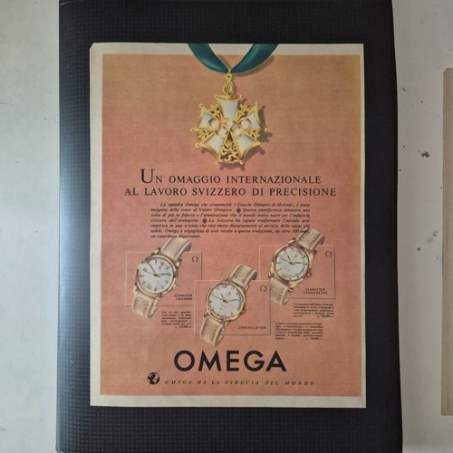 1953 omega original ad - -,