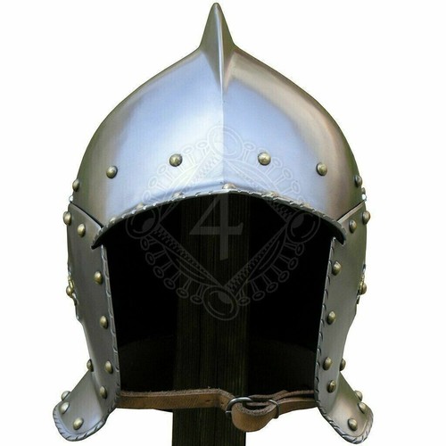 Elmetto burgonetta medievale - elmetto,
