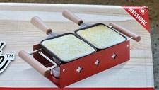 FONDITRICE KIT RACLETTE, FONDUTA (SVIZZERA) FORMAGGIO O CIOCCOLATO NUOVA