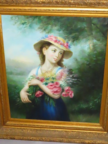 Dipinto ritratto donna - dipinto,